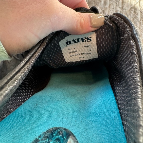 Bates Footwear Mens Oxfords High Gloss Police* Security*Tactical Size 12 - Picture 3 of 5